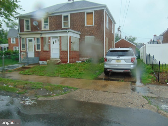 3044 N Merrimac Rd, Camden, NJ 08104 - view of front of home with brick siding and driveway