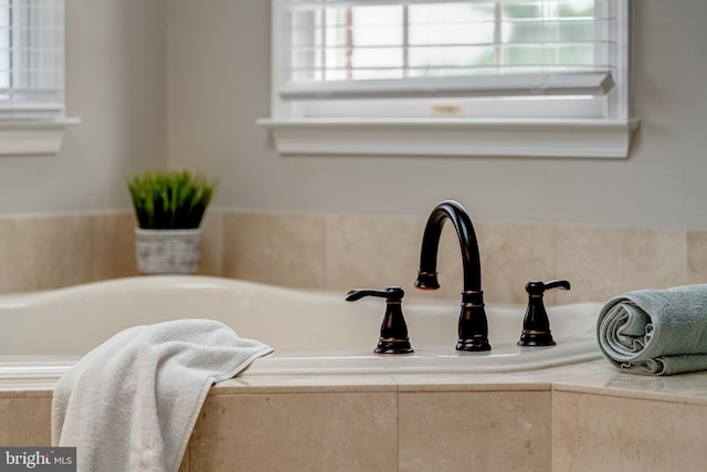 15220 Highview Ct, Waterford, VA 20197 - bathroom view of tiled tub