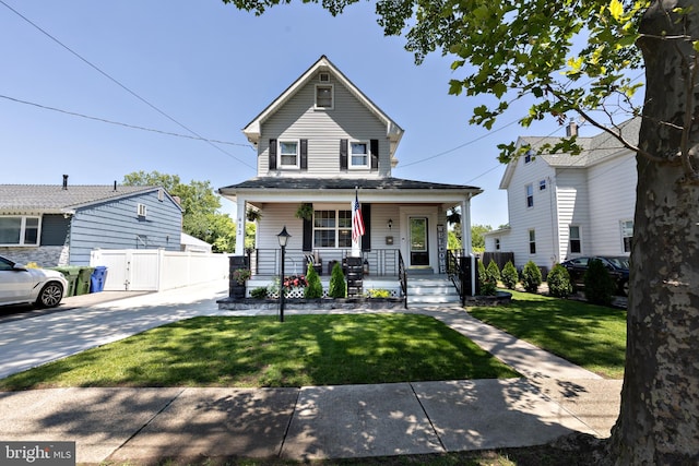412 Horace Ave, Palmyra, NJ 08065 - view of front facade featuring covered porch