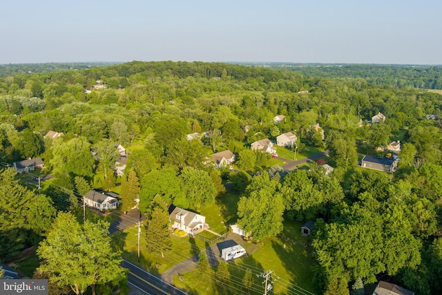 233 Edison Furlong Rd, Doylestown, PA 18901 - drone / aerial view of a heavily wooded area