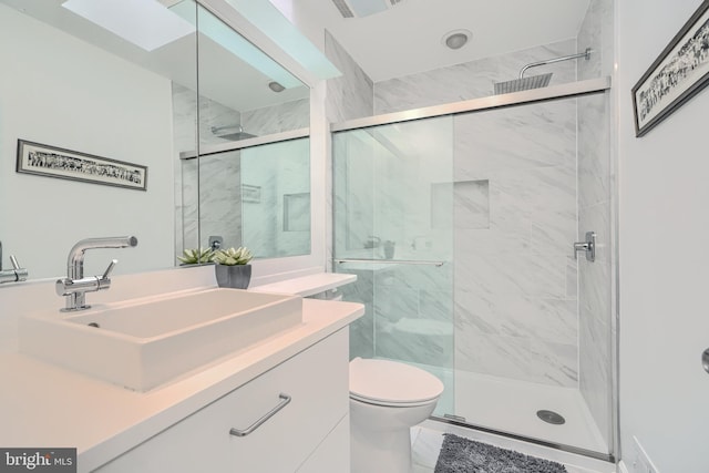 1 Second Tee Ct, Baltimore, MD 21209 - bathroom with vanity and a shower stall