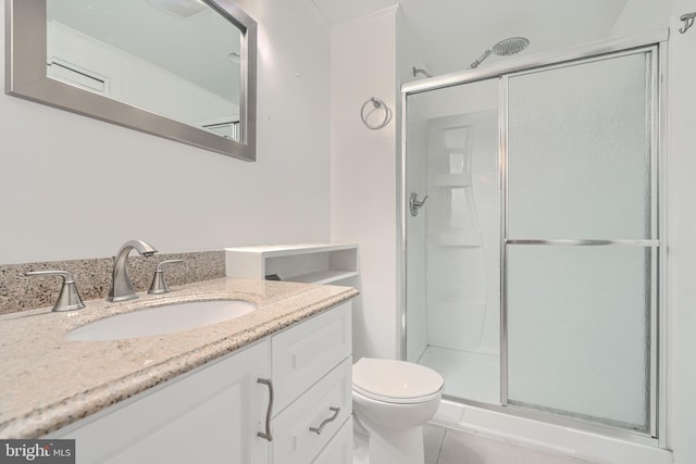 1 Second Tee Ct, Baltimore, MD 21209 - full bathroom featuring a stall shower and vanity