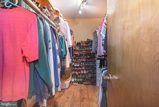 400 Berry Mountain Rd, Millersburg, PA 17061 - walk in closet with wood finished floors