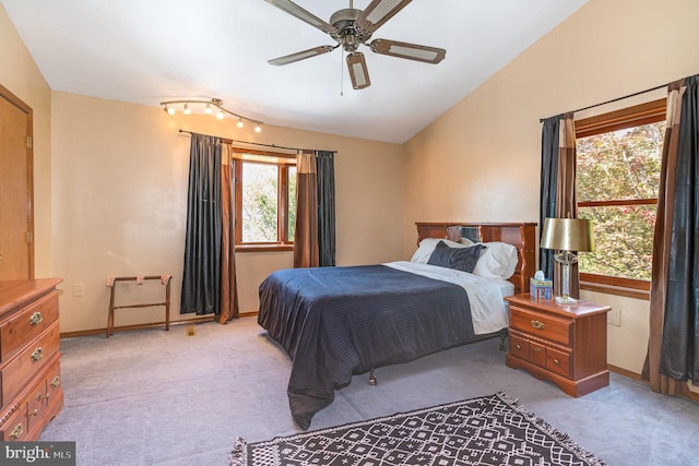 400 Berry Mountain Rd, Millersburg, PA 17061 - bedroom featuring carpet flooring, baseboards, and lofted ceiling