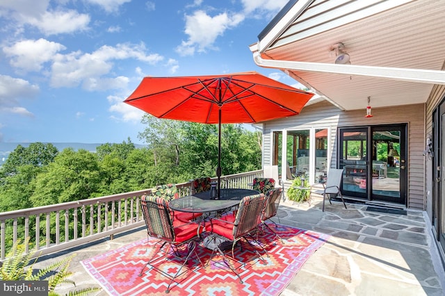 400 Berry Mountain Rd, Millersburg, PA 17061 - wooden terrace featuring outdoor dining space
