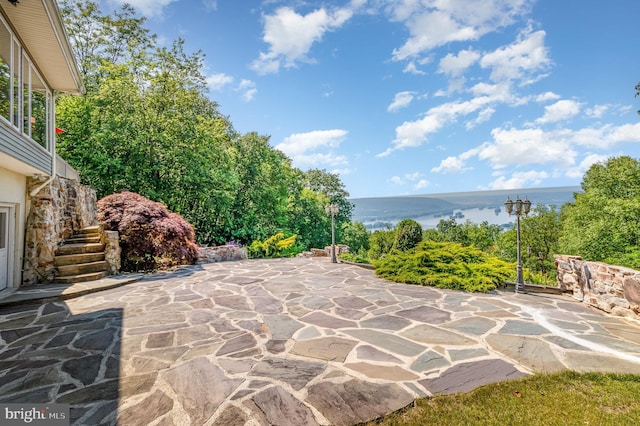 400 Berry Mountain Rd, Millersburg, PA 17061 - view of patio featuring a water view