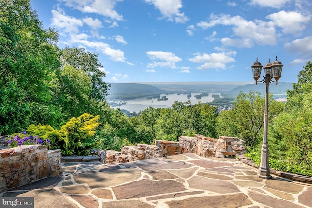 400 Berry Mountain Rd, Millersburg, PA 17061 - view of patio with a water view