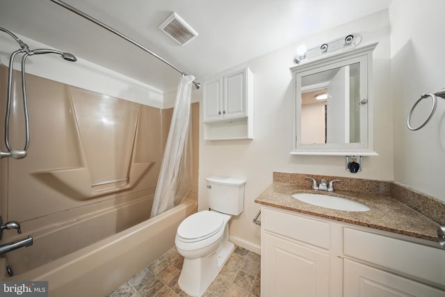 4408 Island Pl Unit T2, Annandale, VA 22003 - full bathroom featuring shower / bath combo with shower curtain, vanity, toilet, and baseboards