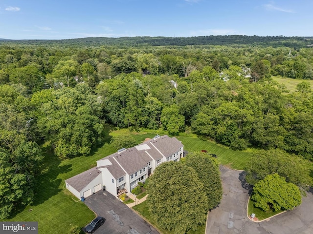 303 Knoll Way, Rocky Hill, NJ 08553 - drone / aerial view of a heavily wooded area