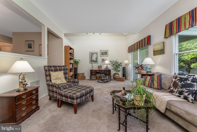 303 Knoll Way, Rocky Hill, NJ 08553 - living area featuring carpet and a desk