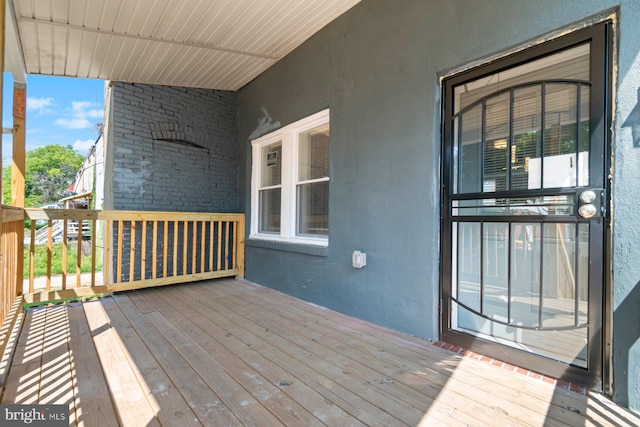 2817 Waldorf Ave, Baltimore, MD 21215 - view of deck