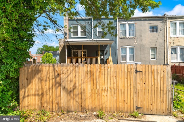 2817 Waldorf Ave, Baltimore, MD 21215 - view of front facade featuring stucco siding
