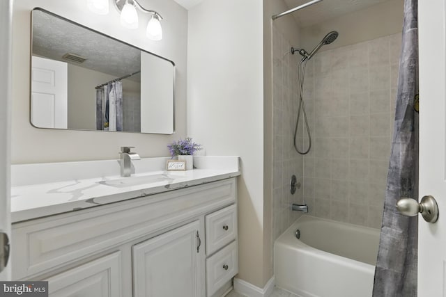 14612 Orangewood St, Silver Spring, MD 20905 - full bath with vanity, shower / tub combo with curtain, and baseboards