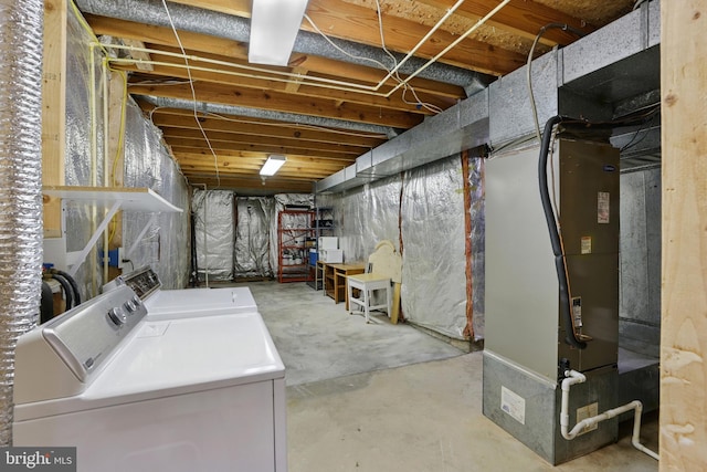 14612 Orangewood St, Silver Spring, MD 20905 - unfinished basement with washer and clothes dryer