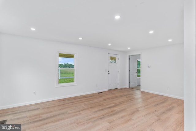 26959 Branchtown Rd, Worton, MD 21678 - foyer featuring healthy amount of natural light, recessed lighting, light wood finished floors, and baseboards