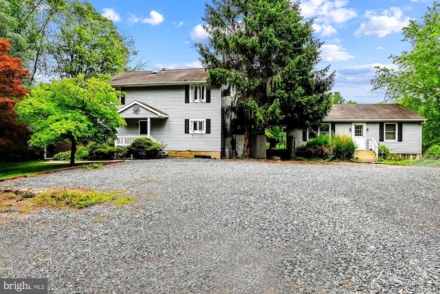 4441 Solomons Island Rd, Harwood, MD 20776 - view of front facade with driveway