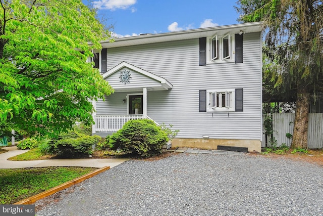 4441 Solomons Island Rd, Harwood, MD 20776 - view of front of property with a porch