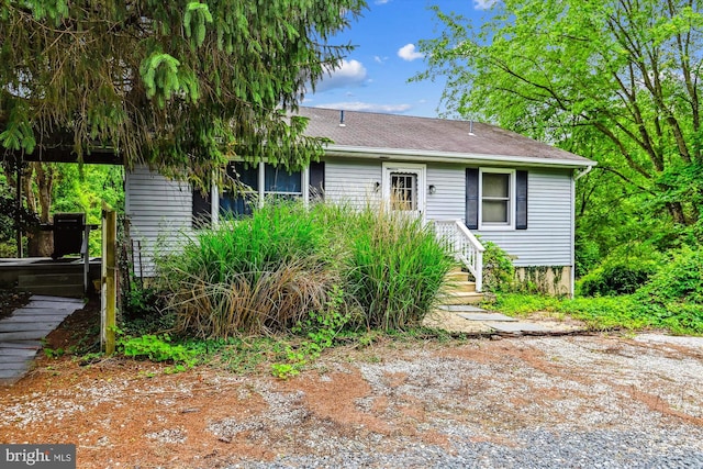 4441 Solomons Island Rd, Harwood, MD 20776 - view of front facade with roof with shingles