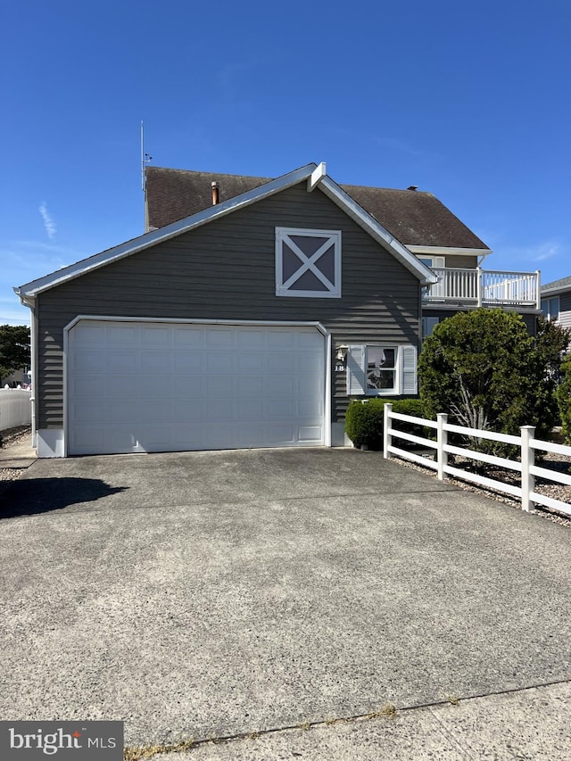 18 Old Whaling Ln, Long Beach Township, NJ 08008 - view of front of house with a garage