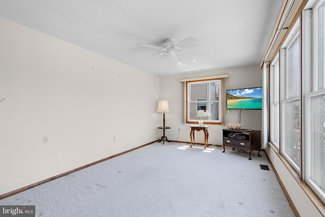 18 Old Whaling Ln, Long Beach Township, NJ 08008 - interior space featuring carpet flooring and ceiling fan