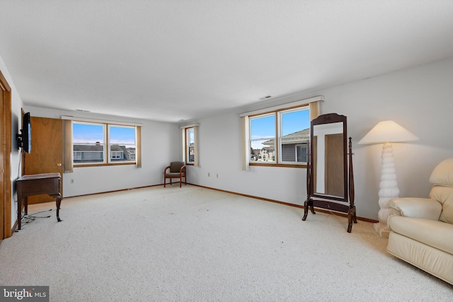 18 Old Whaling Ln, Long Beach Township, NJ 08008 - unfurnished living room with plenty of natural light and carpet flooring