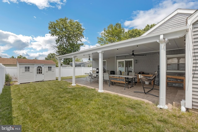 17 Concord Rd, Marlton, NJ 08053 - view of yard featuring ceiling fan and a patio area