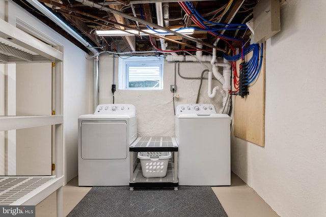 303 Conway Ave, Narberth, PA 19072 - laundry area with separate washer and dryer
