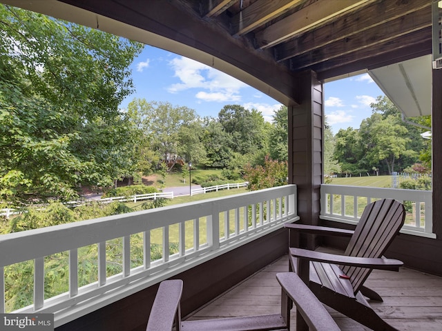 2772 Gingerview Ln, Annapolis, MD 21401 - balcony with view of scattered trees