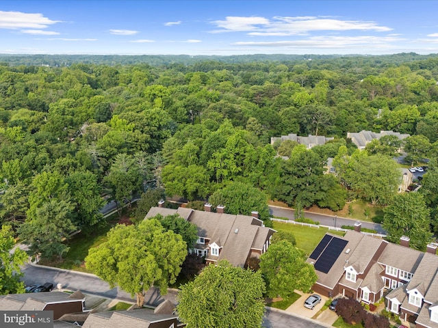 2772 Gingerview Ln, Annapolis, MD 21401 - aerial view of residential area with a heavily wooded area