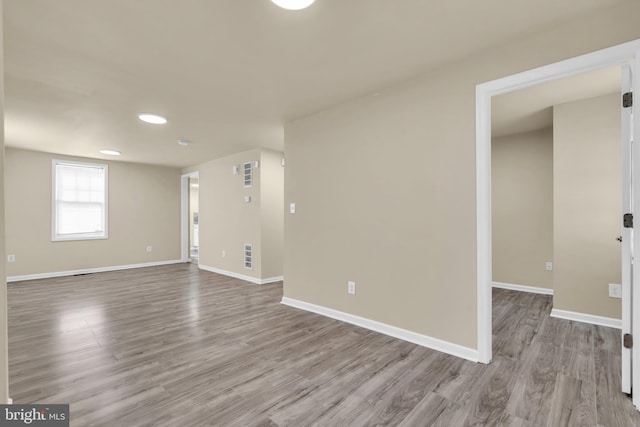2923 Wasp Rd, Camden, NJ 08104 - empty room with wood finished floors, baseboards, and recessed lighting