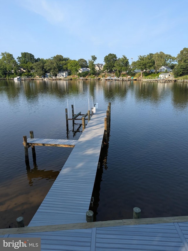 448 Carvel Beach Rd, Carvel Beach, MD 21226 - dock featuring a water view