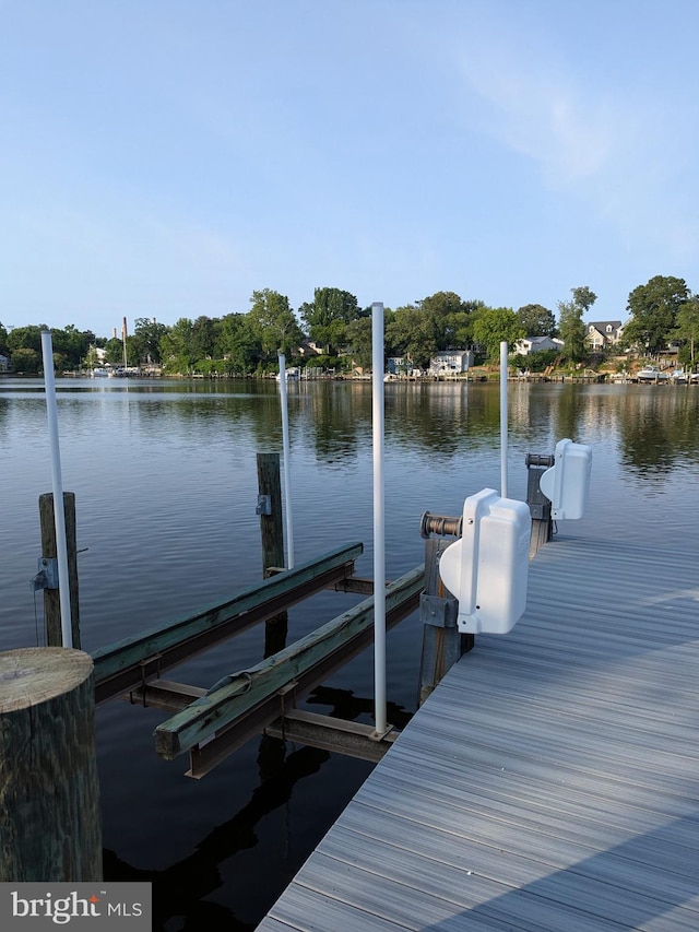 448 Carvel Beach Rd, Carvel Beach, MD 21226 - dock with a water view