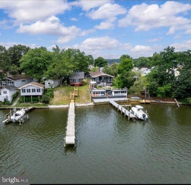 448 Carvel Beach Rd, Carvel Beach, MD 21226 - dock with a water view
