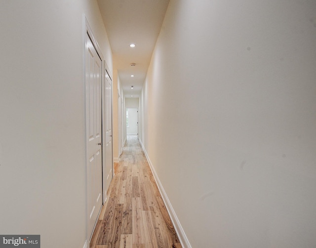 4938 Walton Ave, Philadelphia, PA 19143 - hall featuring light wood finished floors and recessed lighting