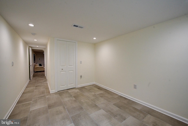 4938 Walton Ave, Philadelphia, PA 19143 - empty room with recessed lighting and a smoke detector