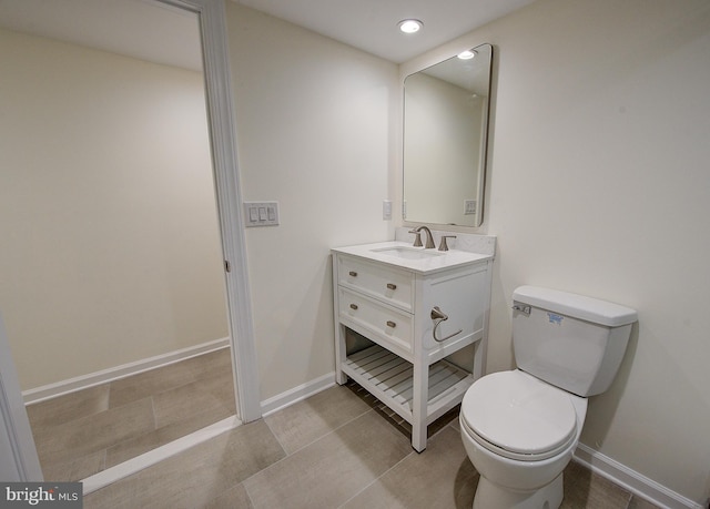 4938 Walton Ave, Philadelphia, PA 19143 - half bathroom featuring vanity and recessed lighting