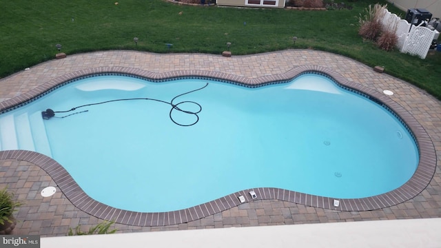 2703 Brownlee Ct, Lanham, MD 20706 - swimming pool with a lawn and a patio