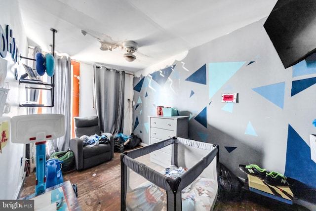 6720 Dorel St, Philadelphia, PA 19142 - bedroom with wood finished floors
