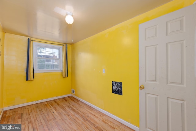 3826 W Bay Ave, Baltimore, MD 21225 - unfurnished room featuring light wood-type flooring and baseboards