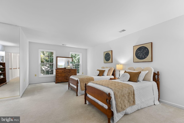 4920 Sunset Ln, Annandale, VA 22003 - bedroom with light colored carpet and baseboards