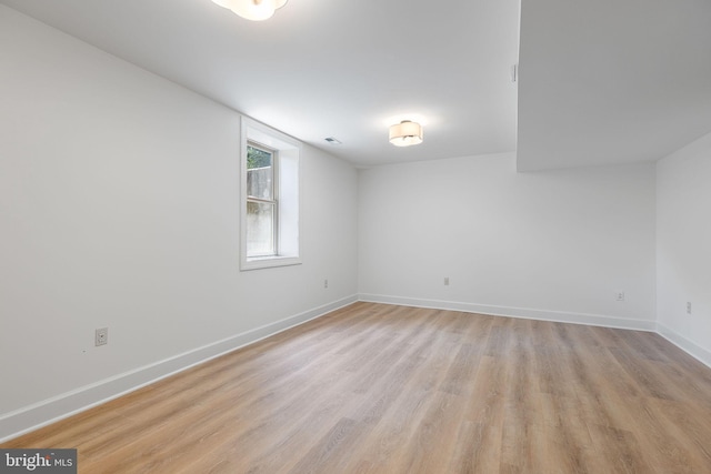 4920 Sunset Ln, Annandale, VA 22003 - spare room with light wood finished floors and baseboards