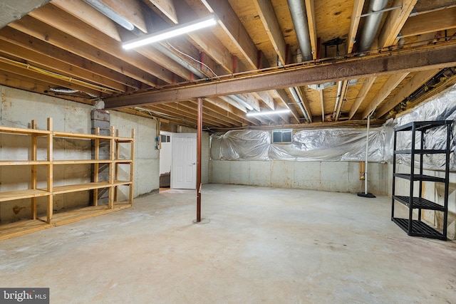 4920 Sunset Ln, Annandale, VA 22003 - view of unfinished below grade area