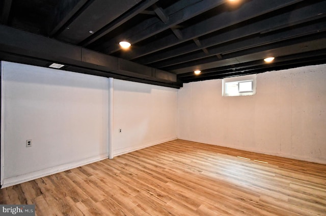 121 Shaffer Rd, King Of Prussia, PA 19406 - basement with light wood finished floors