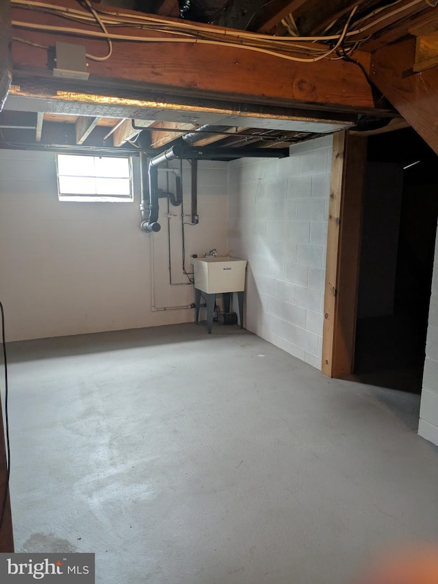 3339 Bruun Ave, Vineland, NJ 08360 - basement with a sink