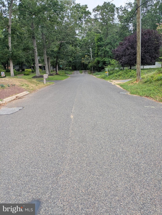 3339 Bruun Ave, Vineland, NJ 08360 - view of asphalt street with view of wooded area