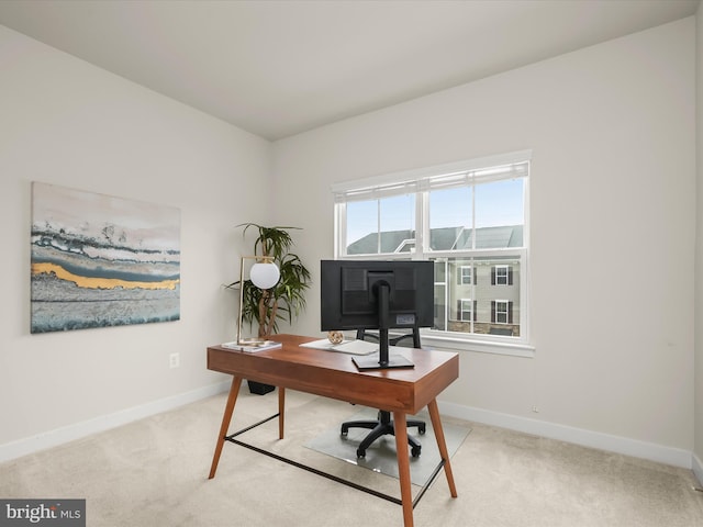 7330 Isabella Rd, Laurel, MD 20723 - office area with baseboards and light colored carpet