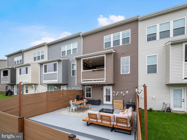 7330 Isabella Rd, Laurel, MD 20723 - back of house featuring an outdoor hangout area and a patio area
