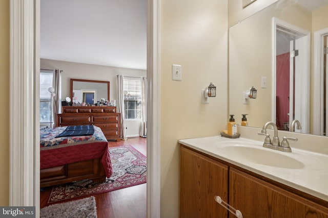 226 Troon Ct, Royersford, PA 19468 - bathroom featuring wood finished floors and vanity
