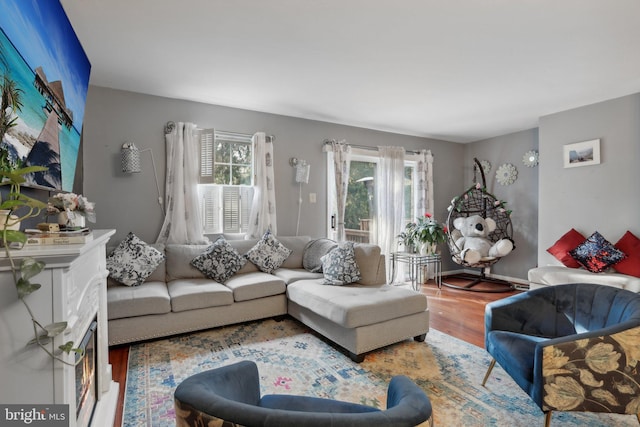 226 Troon Ct, Royersford, PA 19468 - living room with wood finished floors