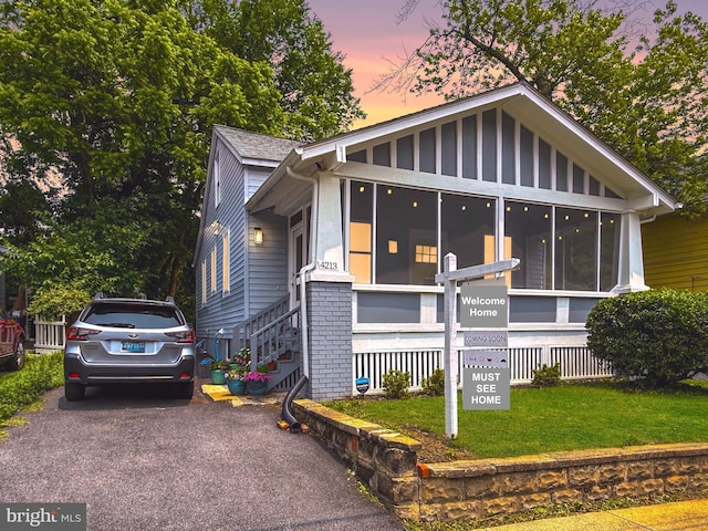 4213 Rainier Ave, Mount Rainier, MD 20712 - view of front of property featuring a front lawn